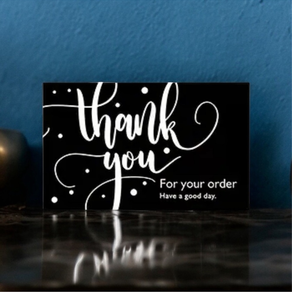 🆑 Thank You Cards 2 Styles Pack of 50 - Picture 7 of 9